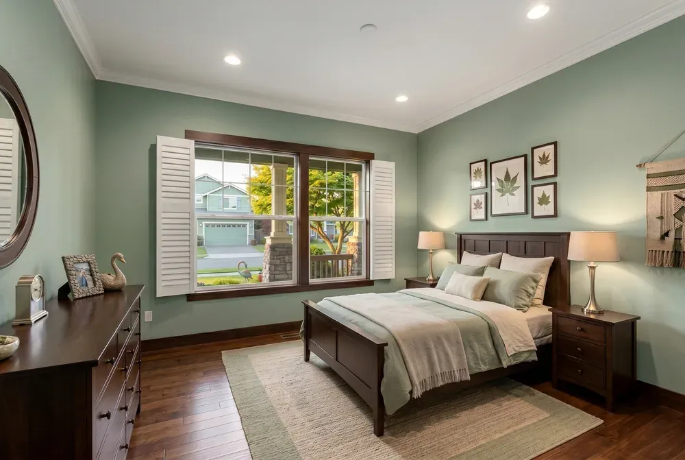 Precision interior painting of walls, ceilings and accent walls